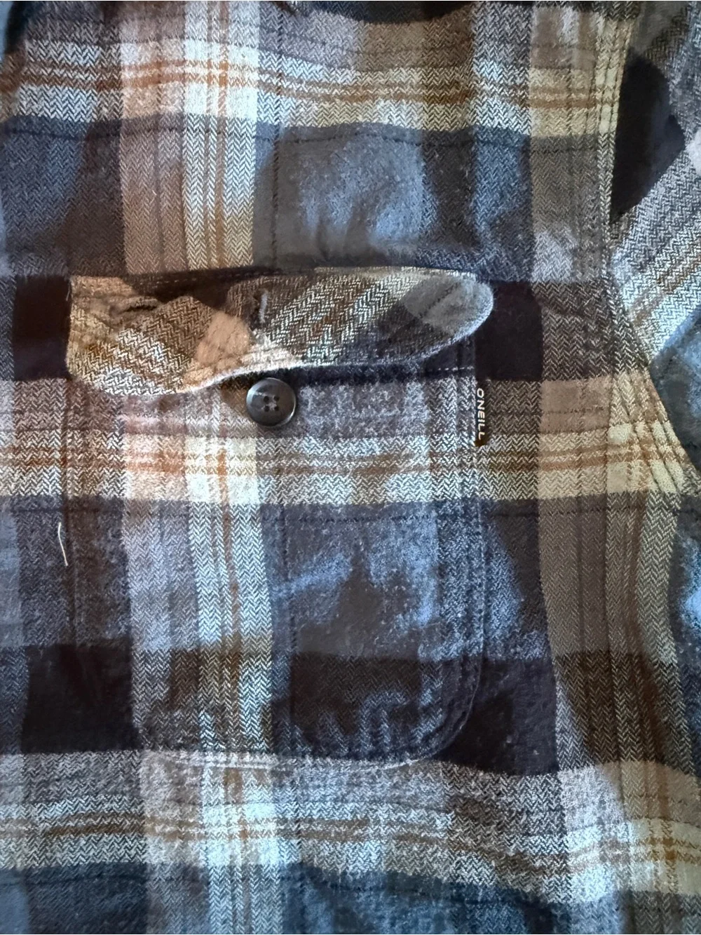 Quilt-Lined onPlaid Flannel Jacket - Blue/Black